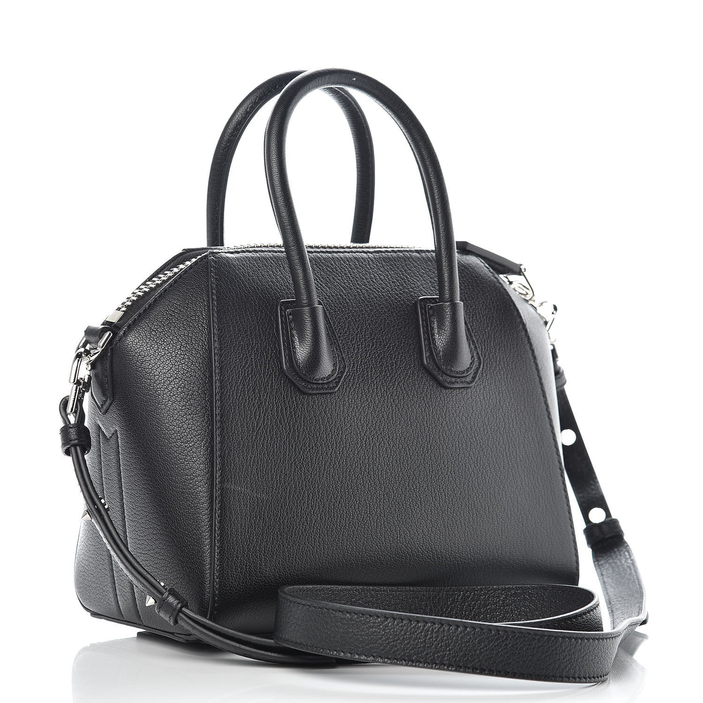 Sugar Goatskin Mini Antigona Black