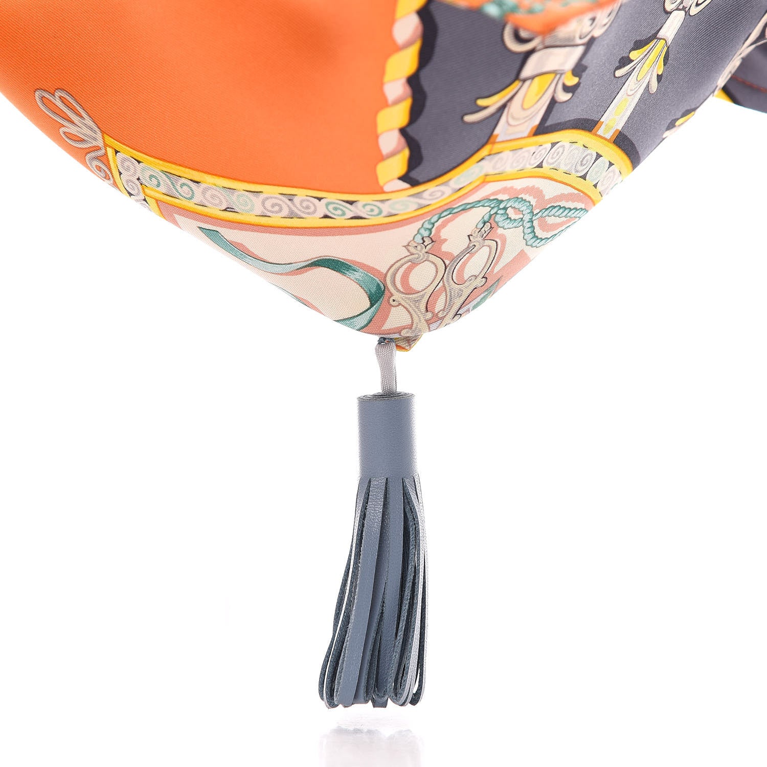 Hermes Silk Petit H Net Bag Orange 4 of 8