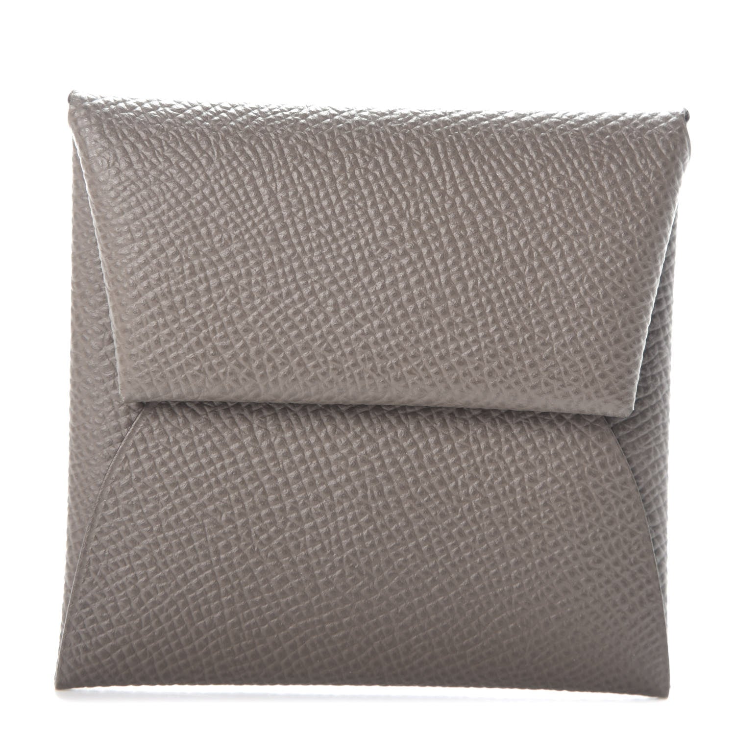 Hermes Epsom Bastia Verso Coin Purse Gris Etain Vert Criquet 1 of 6