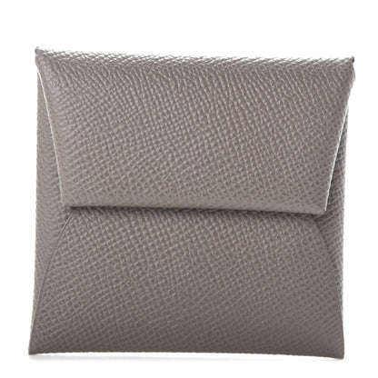 Hermes Epsom Bastia Verso Coin Purse Gris Etain Vert Criquet 1 of 6