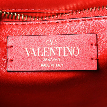 Valentino Garavani Grainy Calfskin Small VSling Top Handle Bag Black 6 of 9