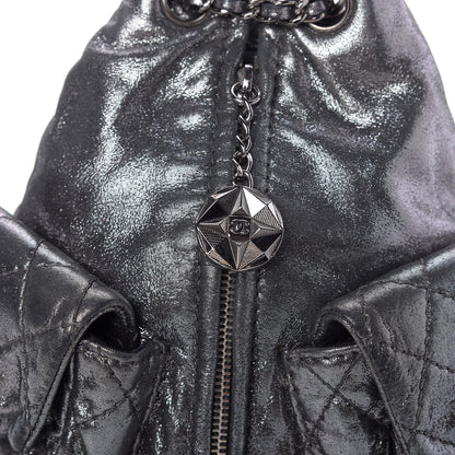 Chanel Iridescent Calfskin Mini Backpack Is Back Silver 8 of 8