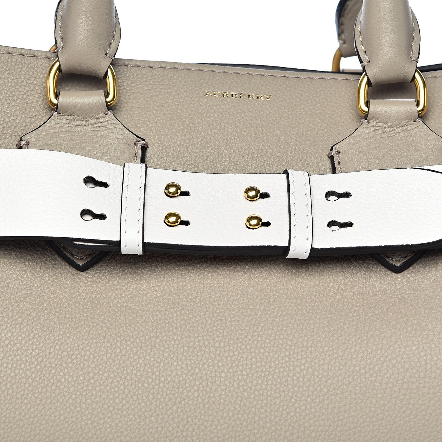 Soft Grain Calfskin Medium Belt Bag Mineral Grey