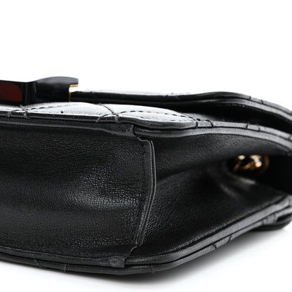 Chanel Sheepskin Quilted Mini Beauty Lock Flap Black 10 of 11