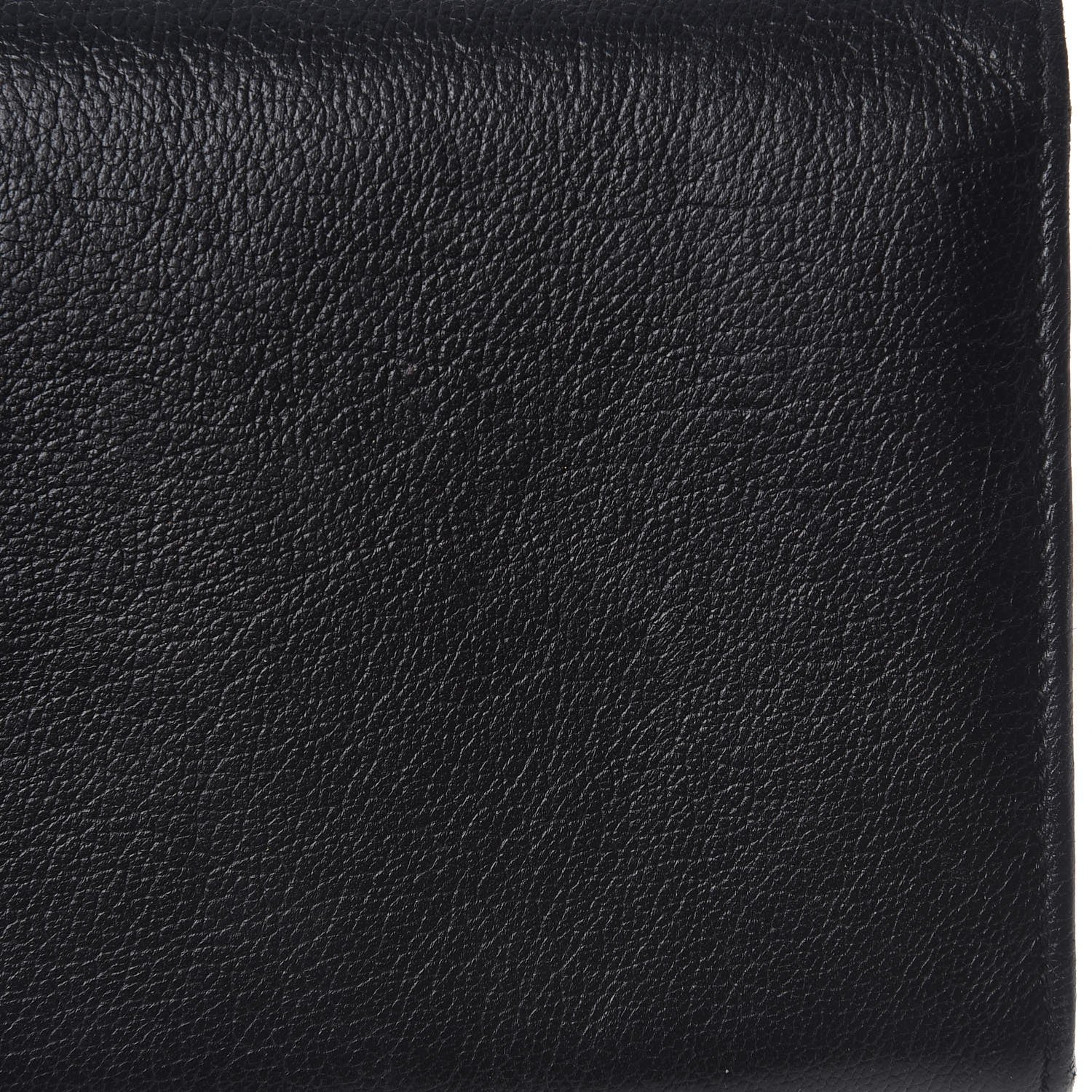Saint Laurent Goatskin Monogram Classic Flap Wallet Black 8 of 8
