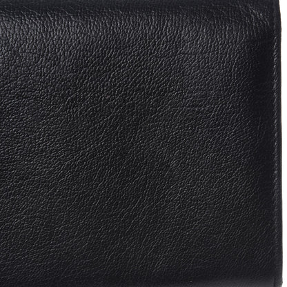 Saint Laurent Goatskin Monogram Classic Flap Wallet Black 8 of 8