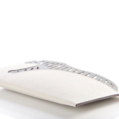Hermes Togo Epsom Rooroo Pouch Craie Vert Amande Gris Pearl 6 of 10