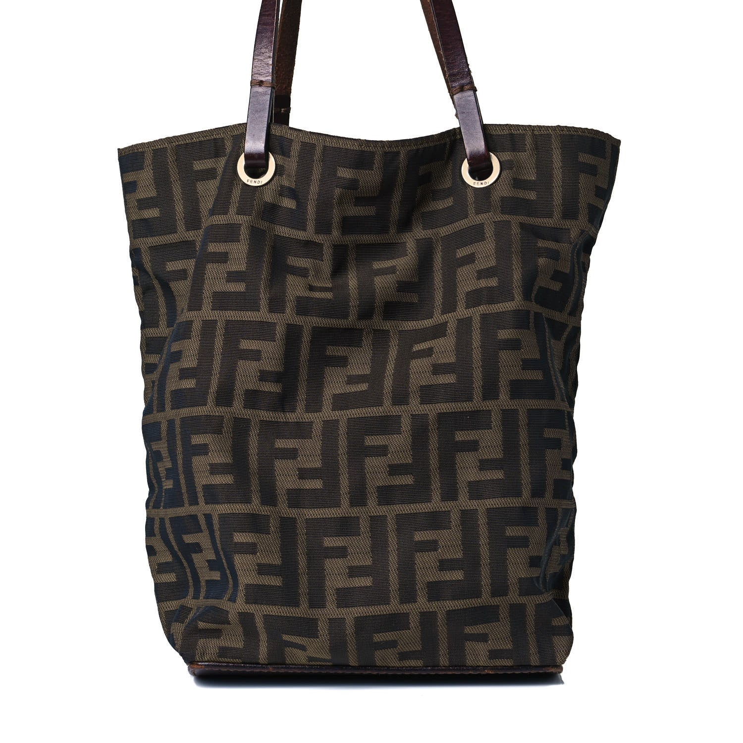Fendi Zucca Mini Tote Tobacco 7 of 15