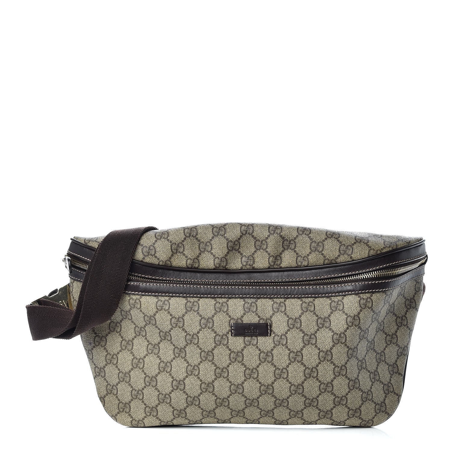 Gucci GG Plus Monogram Belt Bag Dark Brown 1 of 12