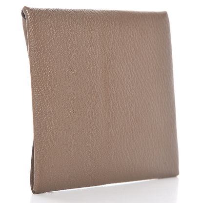 Hermes Chevre Mysore Bastia Coin Purse Etoupe 3 of 9