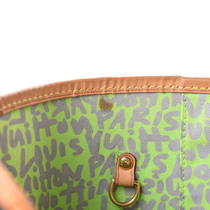 Louis Vuitton Monogram Graffiti Neverfull GM Green 8 of 20