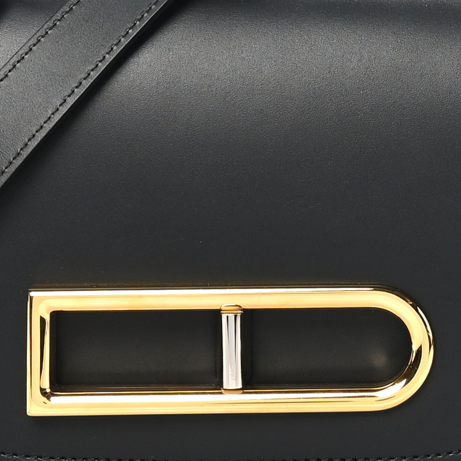 Delvaux Olen Calfskin Small Lingot Crossbody Black 7 of 9