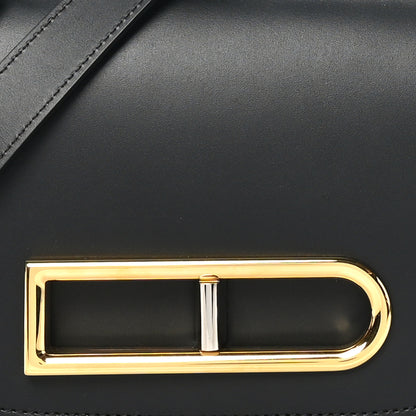 Delvaux Olen Calfskin Small Lingot Crossbody Black 7 of 9