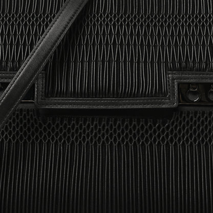 Delvaux Calfskin Souple Tempete GM Smock Satchel Black 8 of 10
