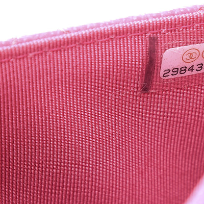 Chanel Caviar Quilted Wallet on Chain WOC Pink 9 of 11