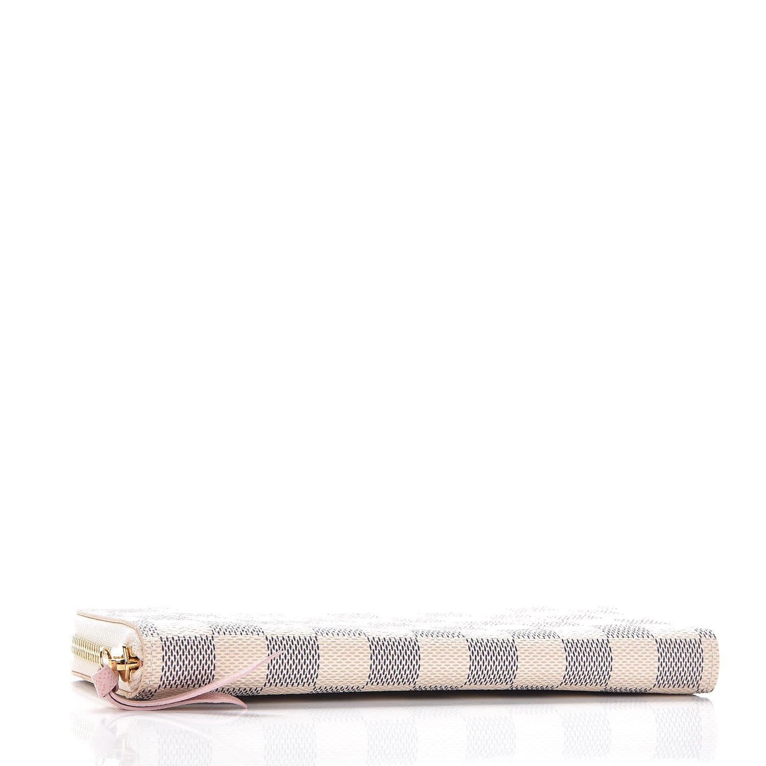 Louis Vuitton Damier Azur Clemence Wallet Rose Ballerine 1 of 4