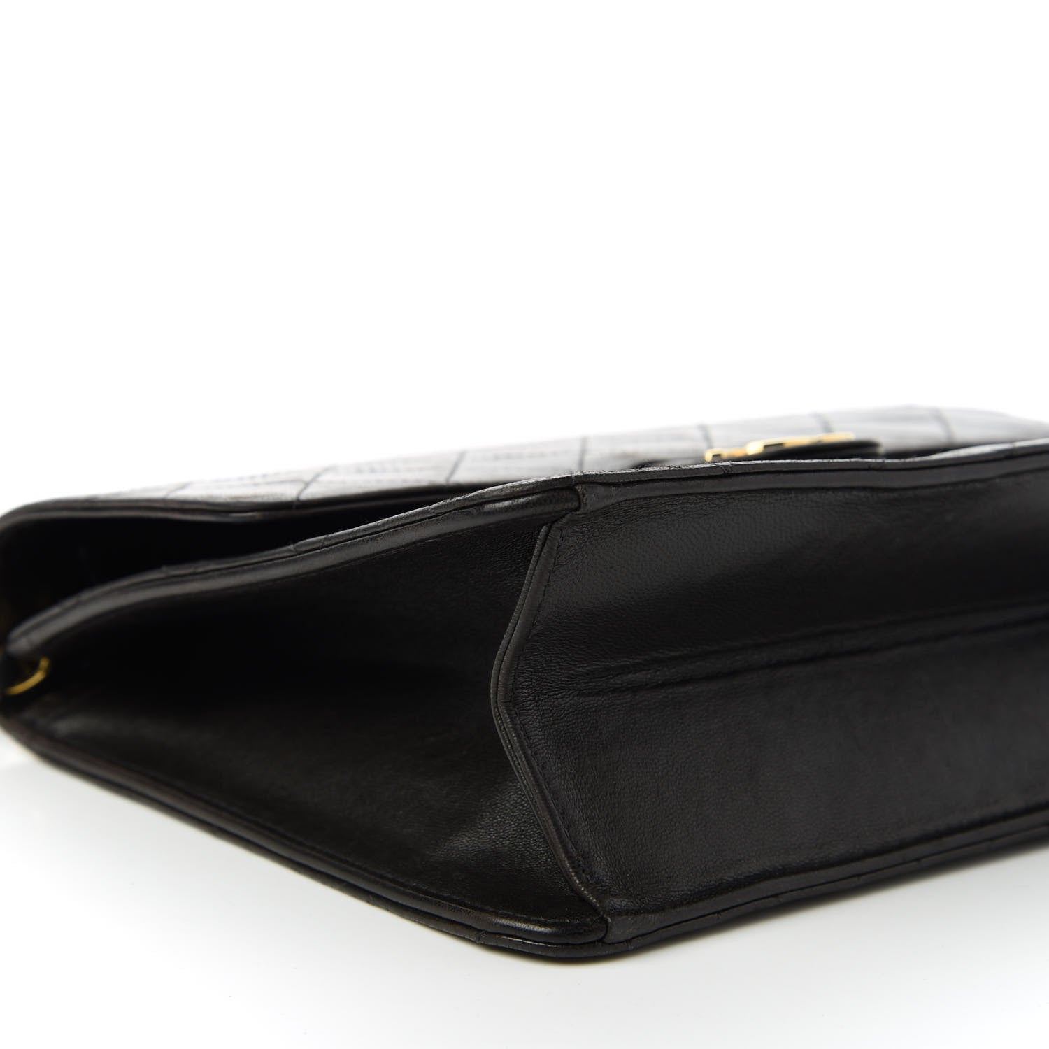 Chanel Lambskin Quilted Small Single Flap Bag Dark Brown 6 of 10