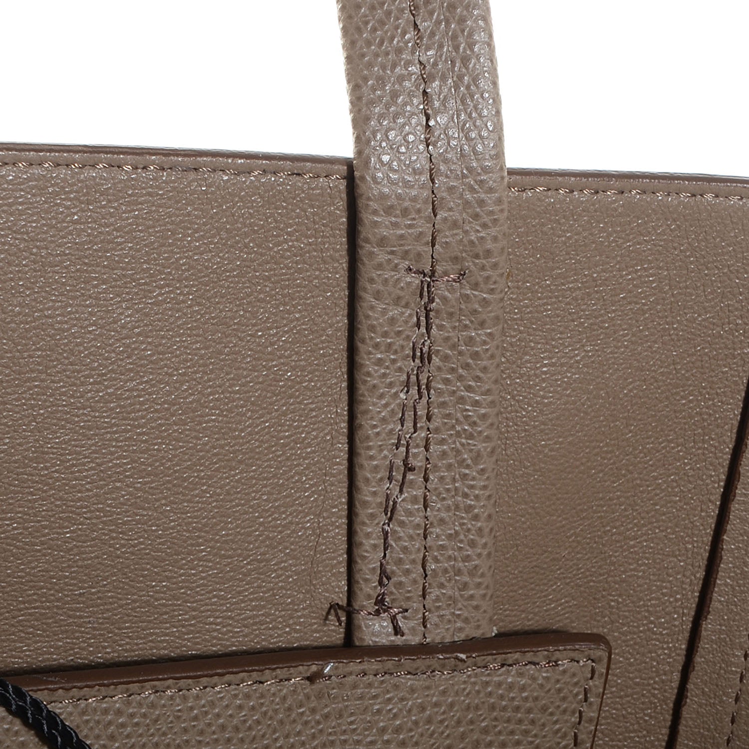 Celine Grained Calfskin Small Horizontal Cabas Phantom Taupe 9 of 9