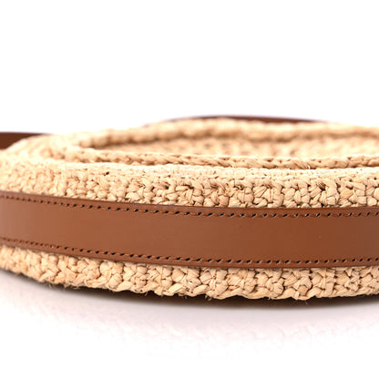 Saint Laurent Raffia Sac Round Naturel 6 of 8