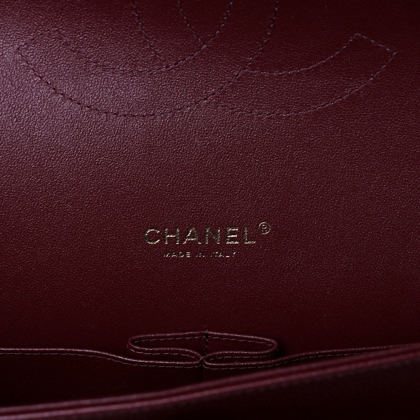 Caviar Quilted Maxi Double Flap Burgundy