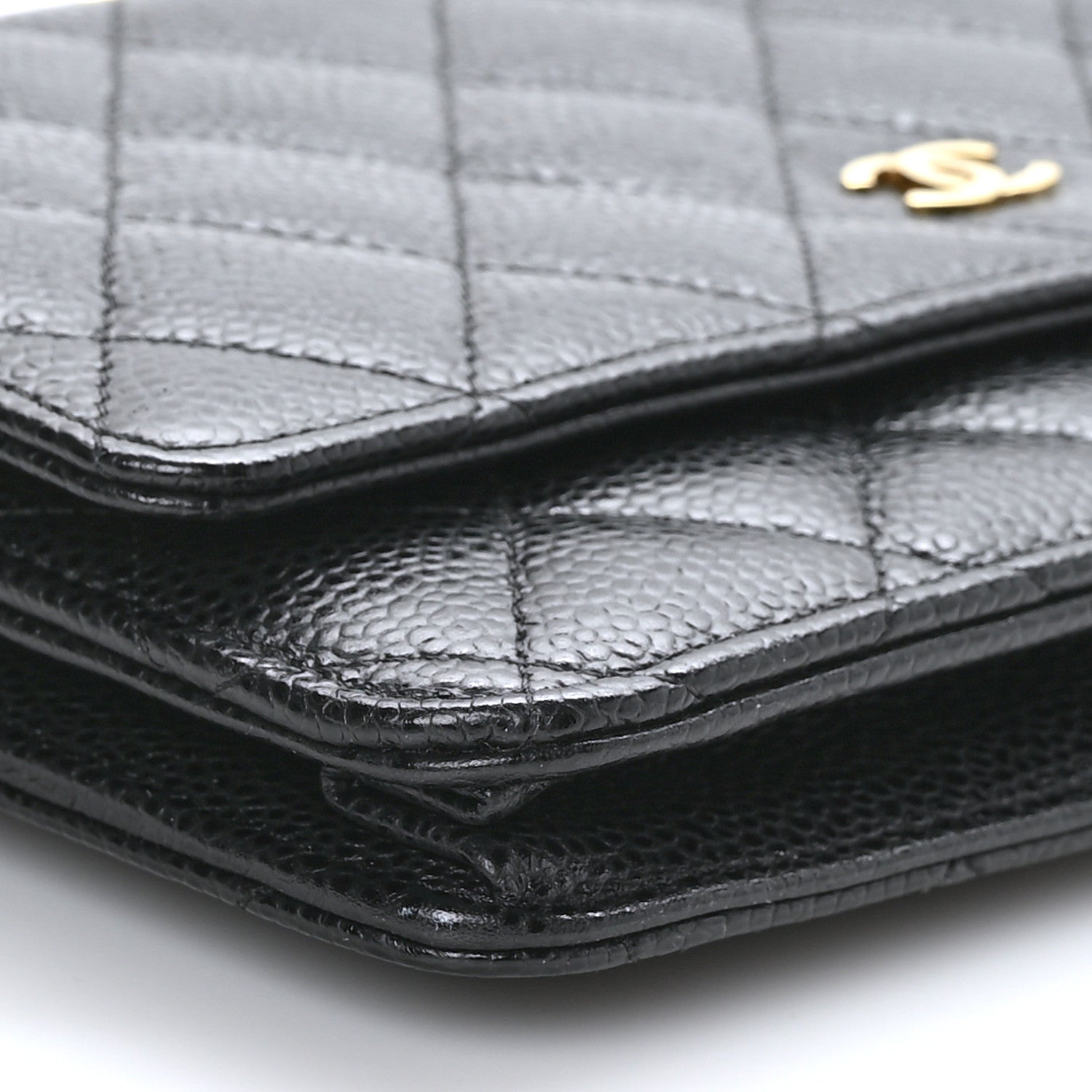 Chanel Caviar Quilted Wallet On Chain WOC Black 9 of 11