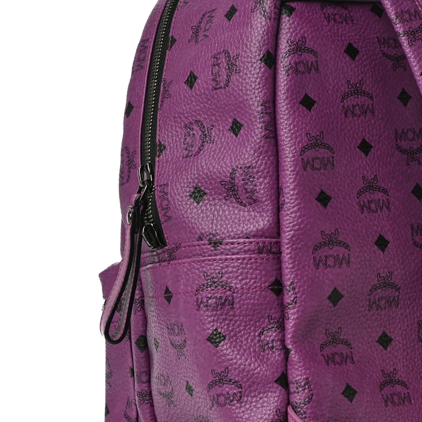 Visetos Medium Sprinkle Stud Stark Backpack Purple