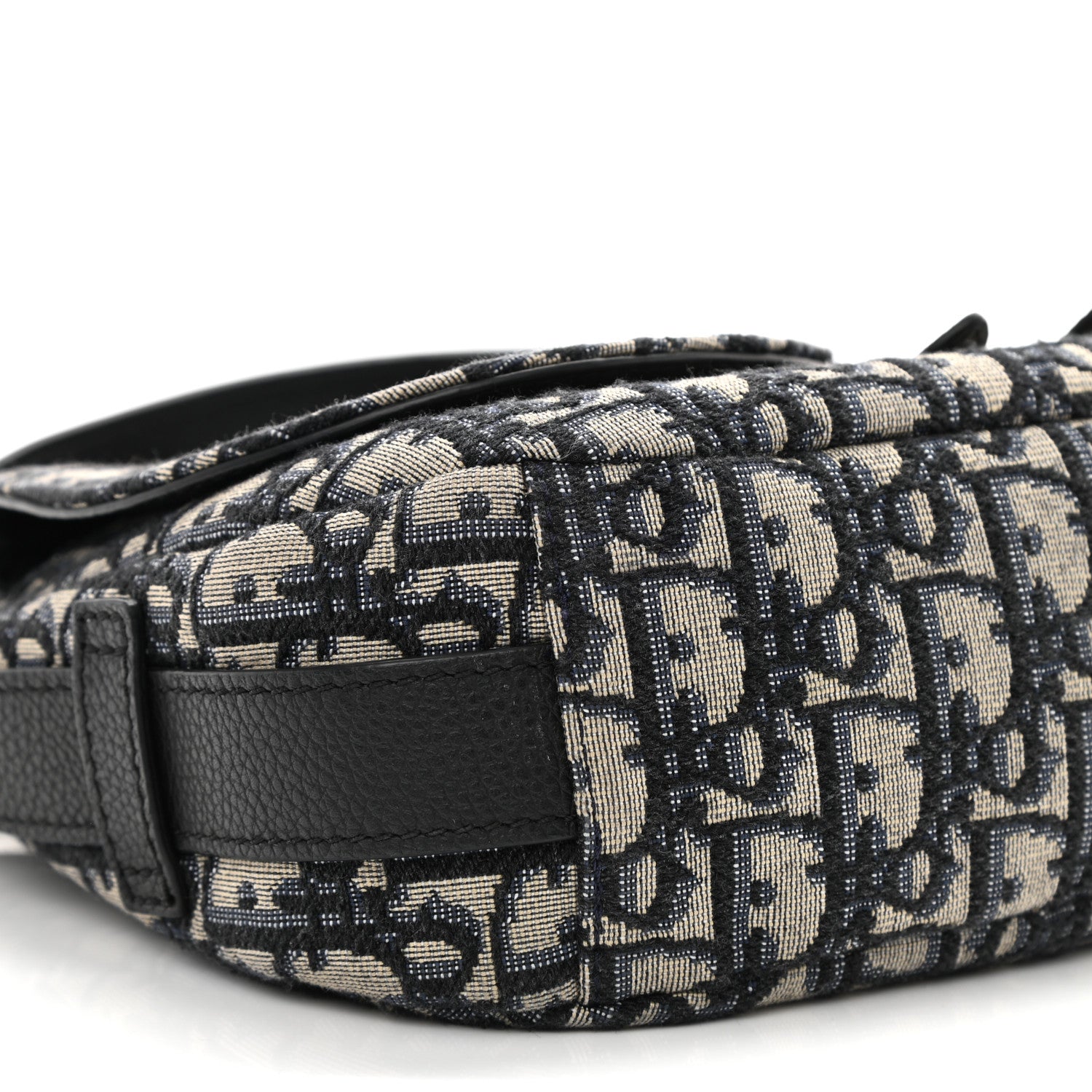 Christian Dior Oblique Mini Soft Saddle Bag Beige Black 8 of 11