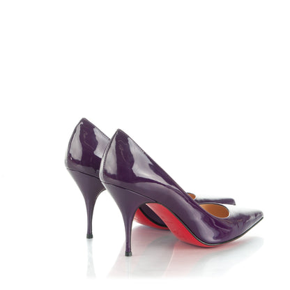 Christian Louboutin Patent New Piaf 85 Pumps 39 Purple 4 of 7