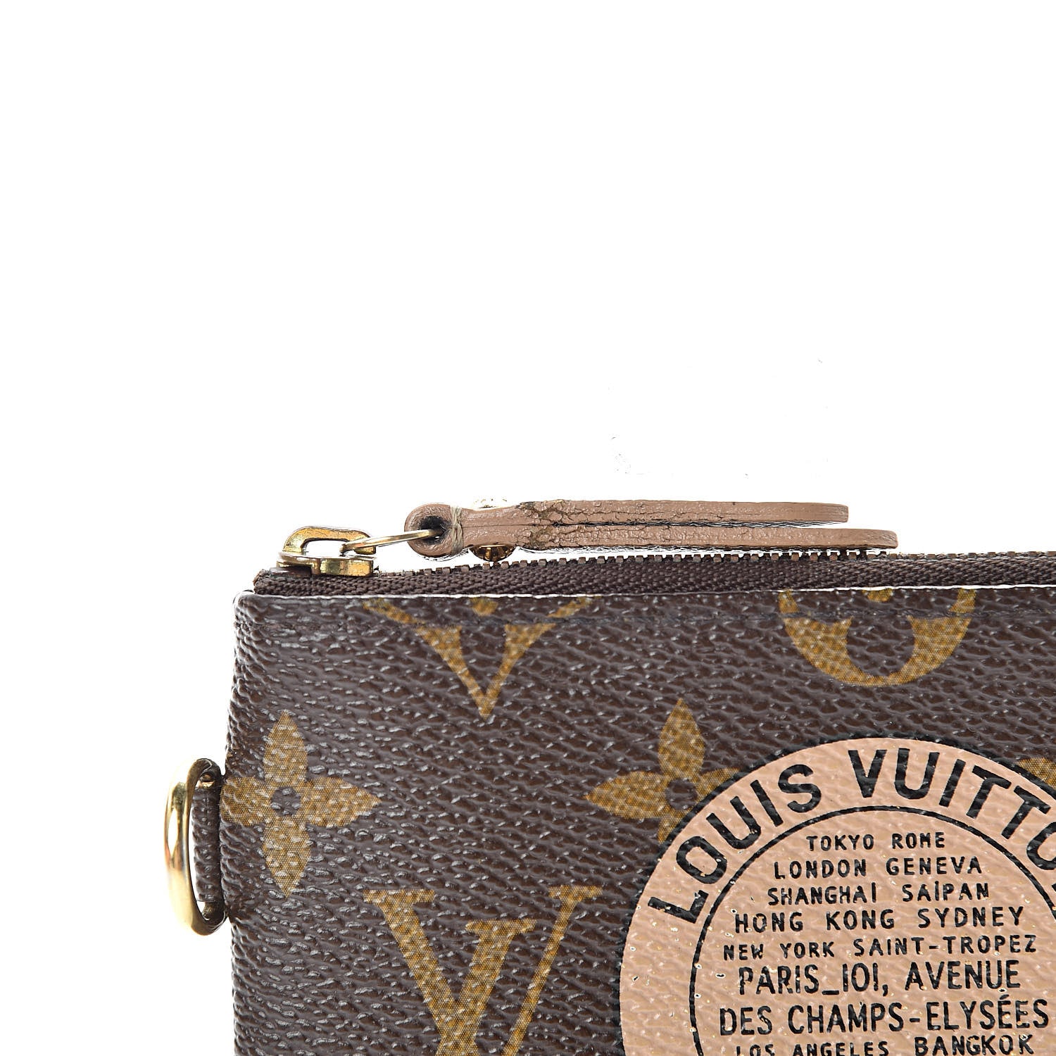 Louis Vuitton Monogram Complice Trunks and Bags Key Pouch Beige 8 of 9