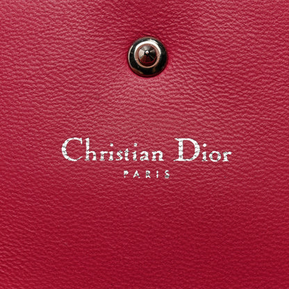 Christian Dior Calfskin Cannage Diorama Nomadene Wallet Fuchsia 6 of 18