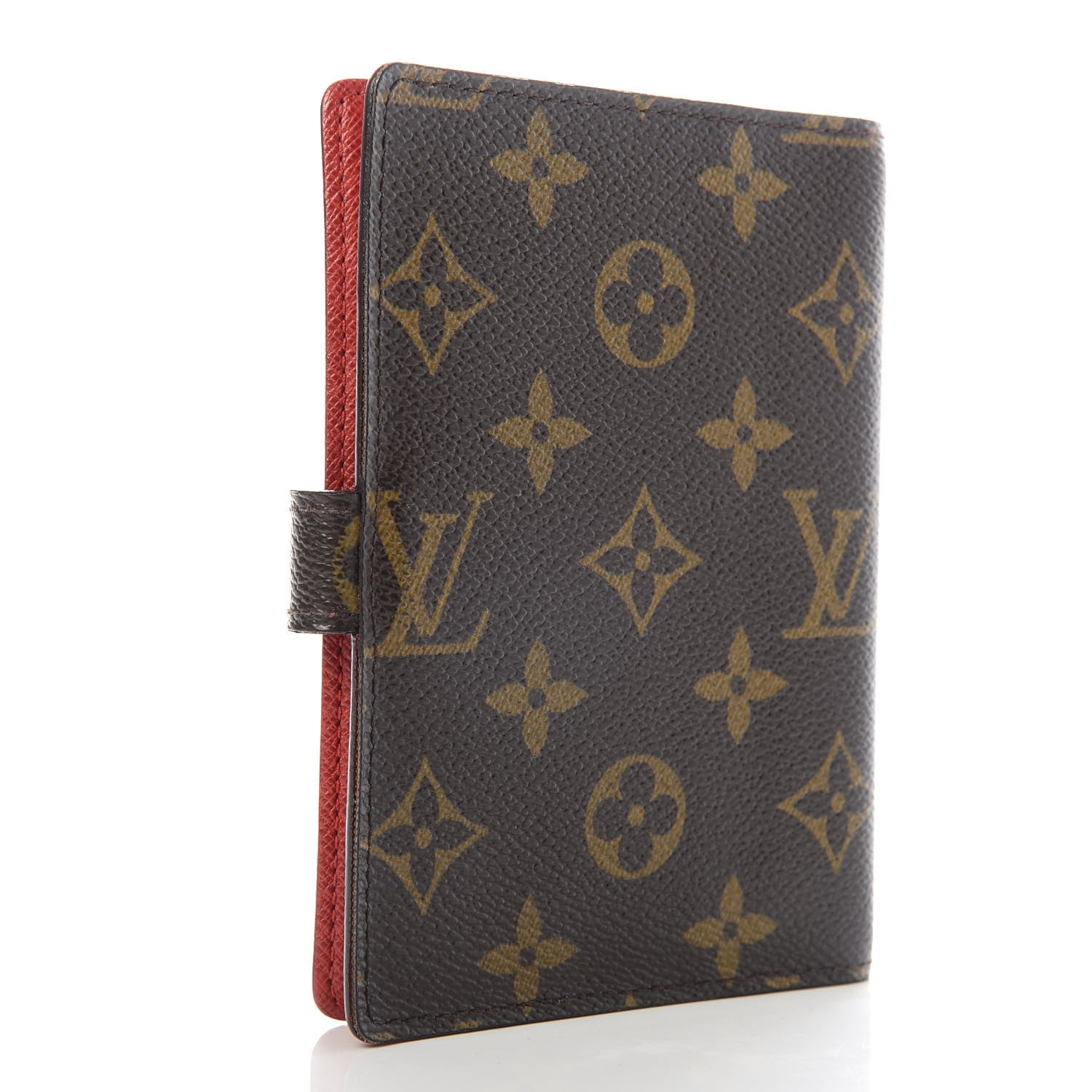 Louis Vuitton Monogram Groom Small Ring Agenda Cover Red 2 of 6
