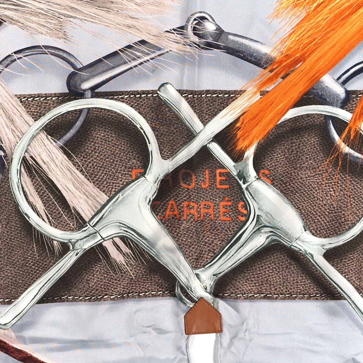 Silk Projets Carres Poncho Gris Perle Taupe Acajou