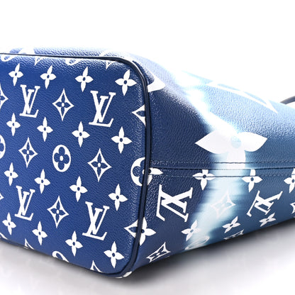 Louis Vuitton Monogram Escale Neverfull MM Blue 10 of 10