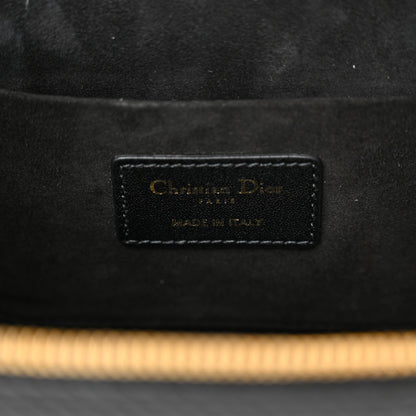 Christian Dior Lambskin Cannage Small Diortravel Vanity Case Black 6 of 7