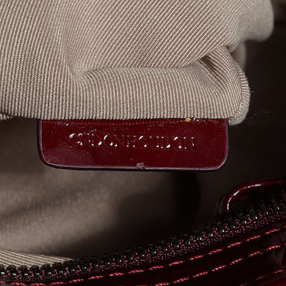 Burberry Patent Supernova Check Stars Small Julia Crossbody Bag Berry Red 7 of 8