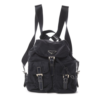 Prada Tessuto Nylon Vela Small Backpack Blue 1 of 8
