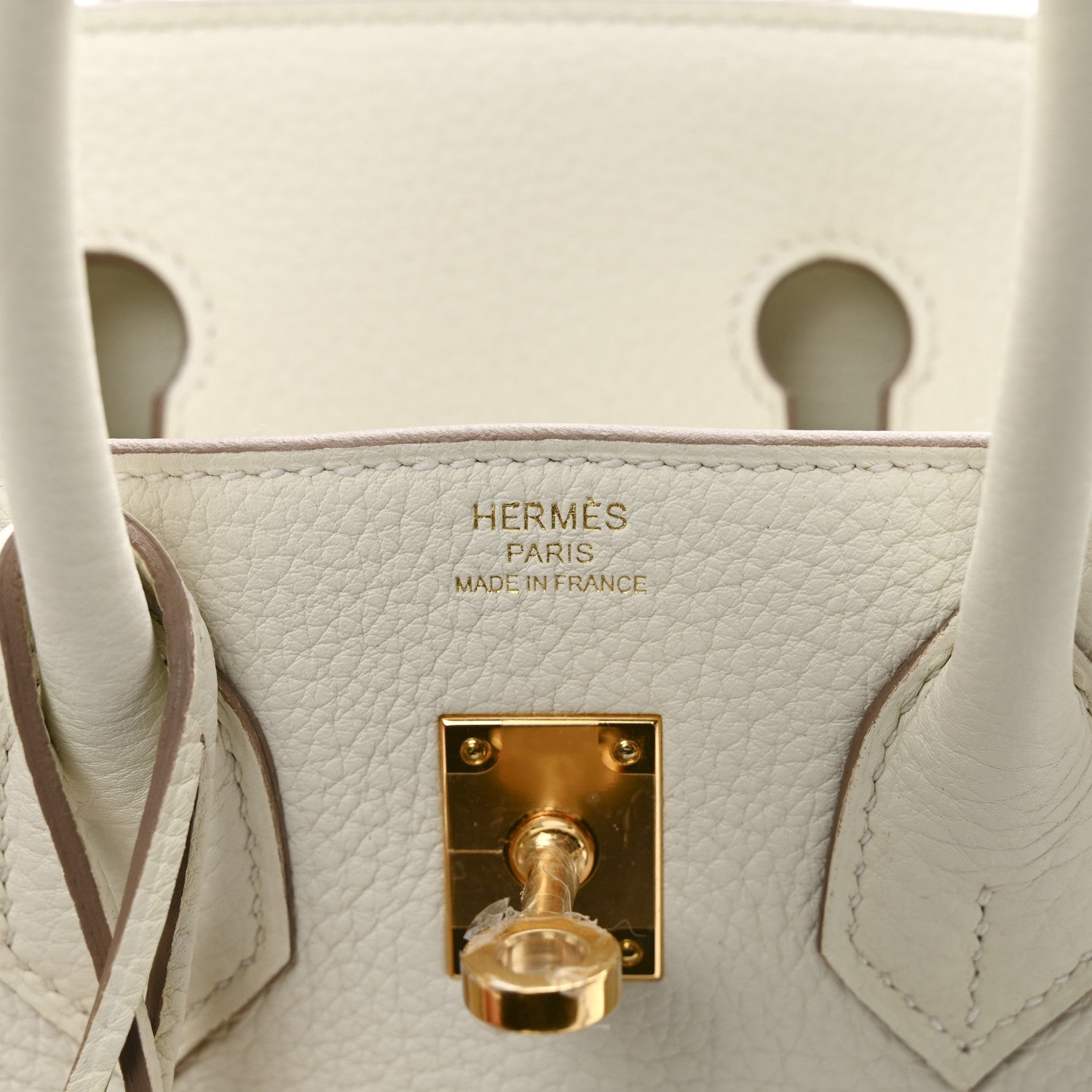 Hermes Togo Birkin 25 Craie 6 of 11