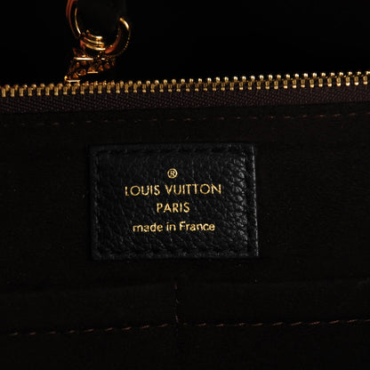 Louis Vuitton Calfskin Monogram Kimono Tote Black 6 of 7