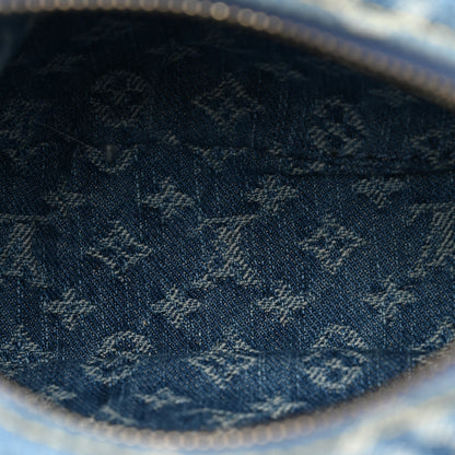 Louis Vuitton Monogram Denim Pochette Valley Blue 5 of 10