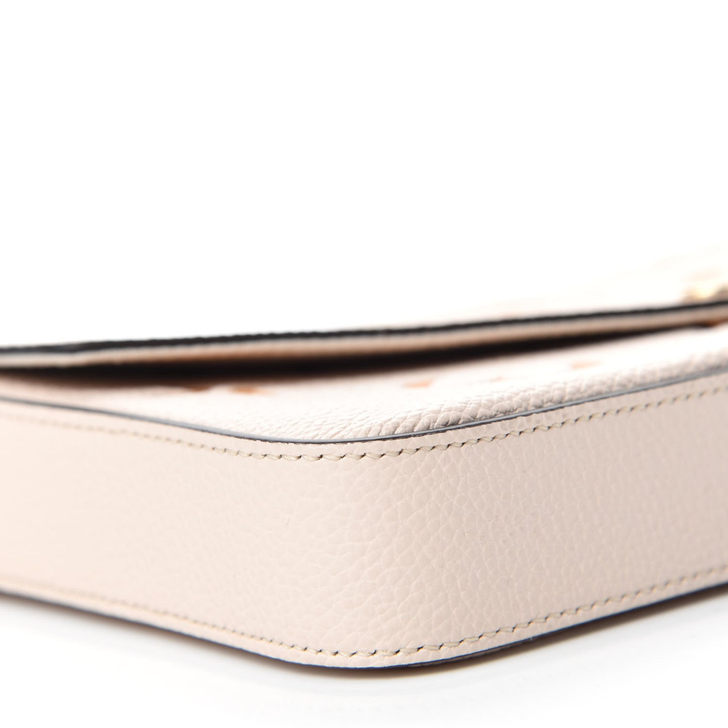 Empreinte Monogram Giant By The Pool Felicie Pochette Chain Wallet Cream Saffron