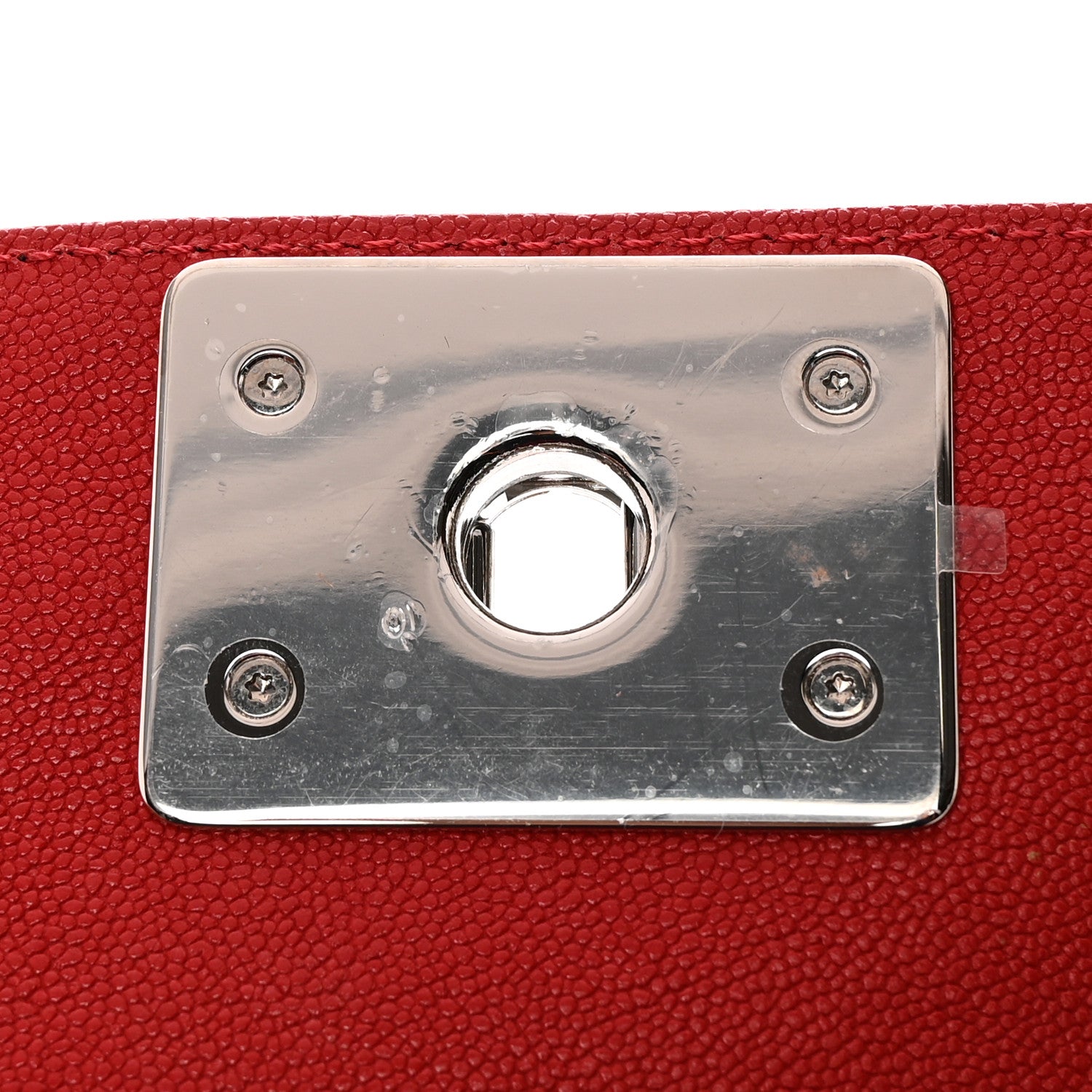 Chanel Caviar Quilted Medium Boy Flap Red 13 of 15