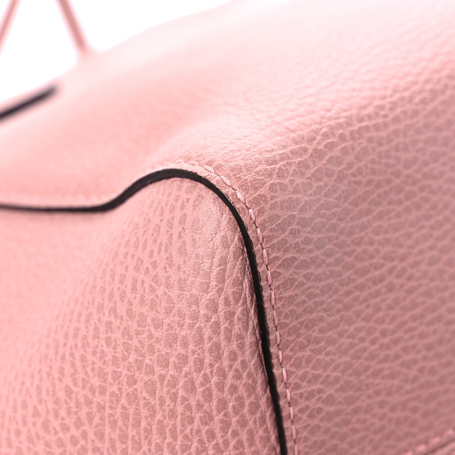 Dollar Calfskin Small Swing Tote Soft Pink