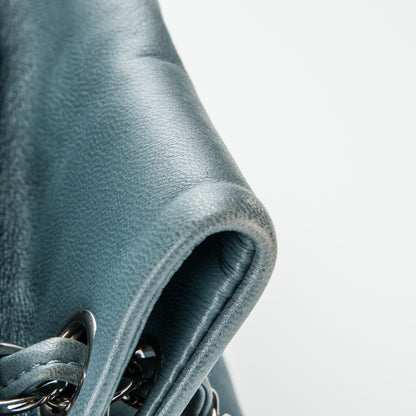 Chanel Lambskin Sensual Hobo Blue 9 of 10