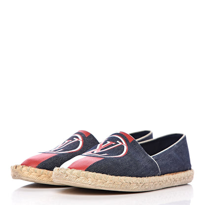 Louis Vuitton Canvas Postcard Espadrille Flats 36.5 3 of 15