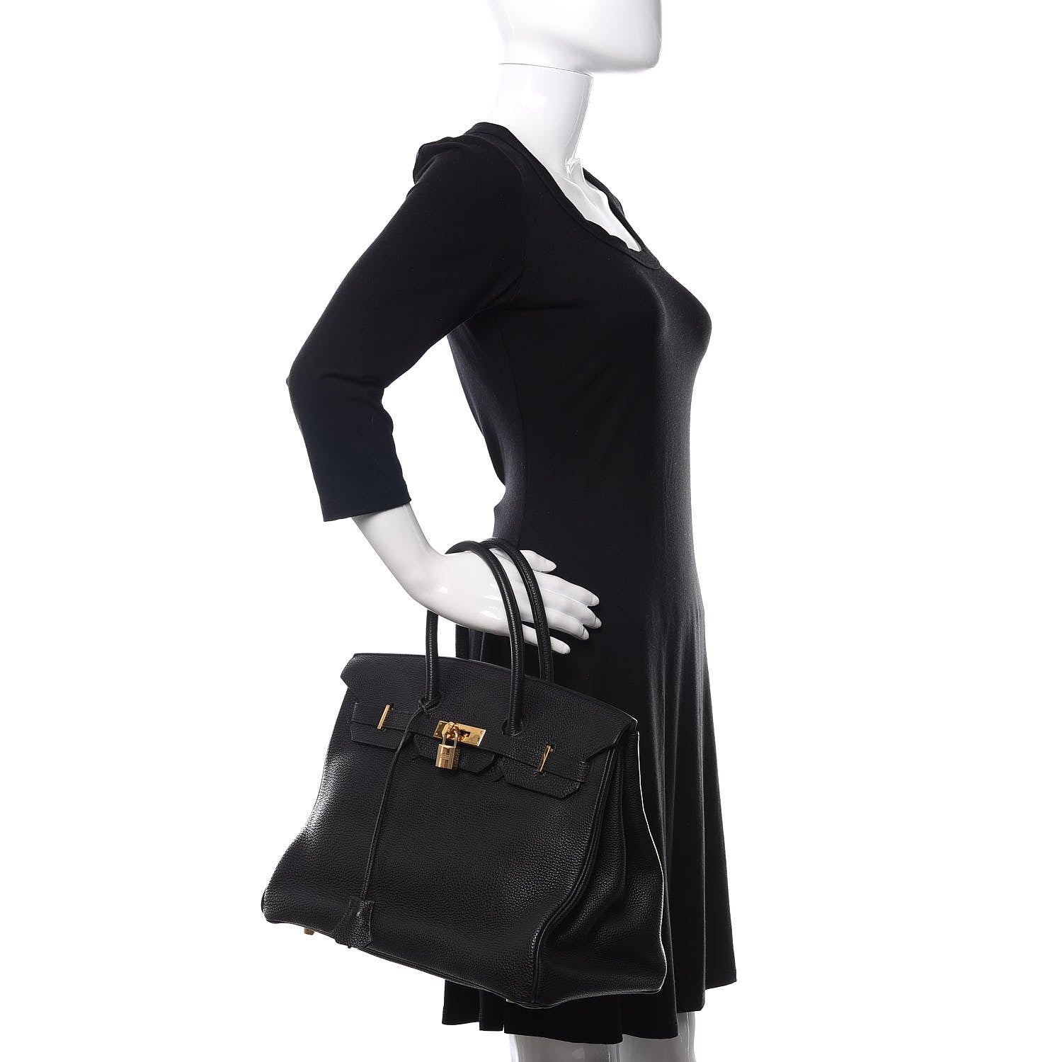 Hermes Togo Birkin 35 Black 2 of 13