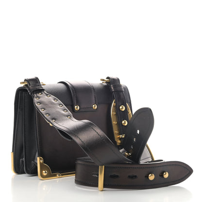 Prada City Calf Saffiano Cahier Bag Black 2 of 5