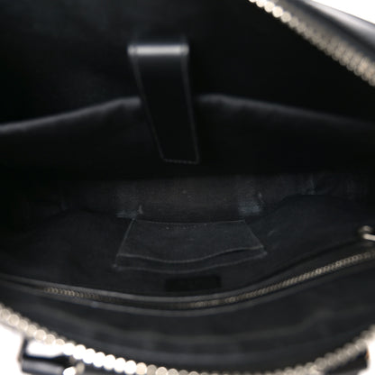 Gucci GG Supreme Monogram Appia Calfskin Web Briefcase Black 5 of 10