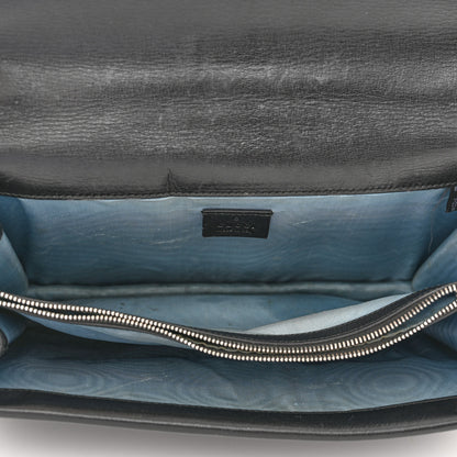 Gucci X SEGA Calfskin GUCCY Stars Medium Dionysus Shoulder Bag Black Gold 5 of 21