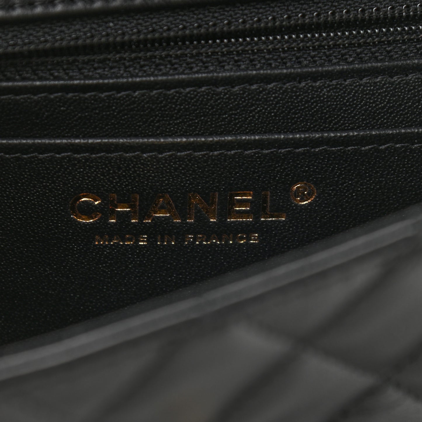 Lambskin Quilted Mini Rectangular Flap Black