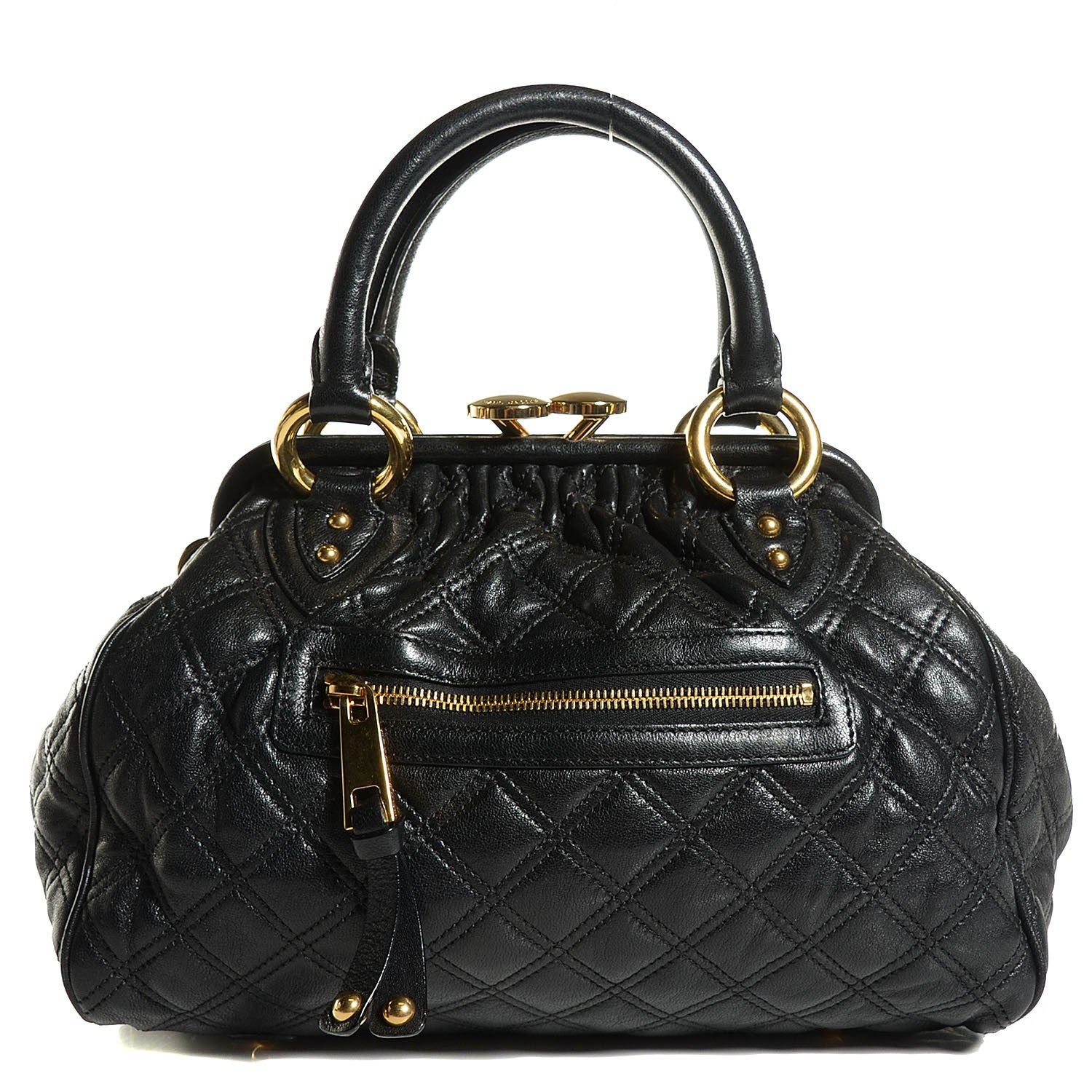 Marc Jacobs Calfskin Quilted Stam Black 1 of 11